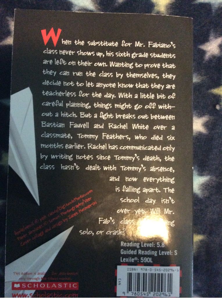 Flying Solo - Ralph Fletcher (Yearling - Paperback) book collectible [Barcode 9780440416012] - Main Image 2