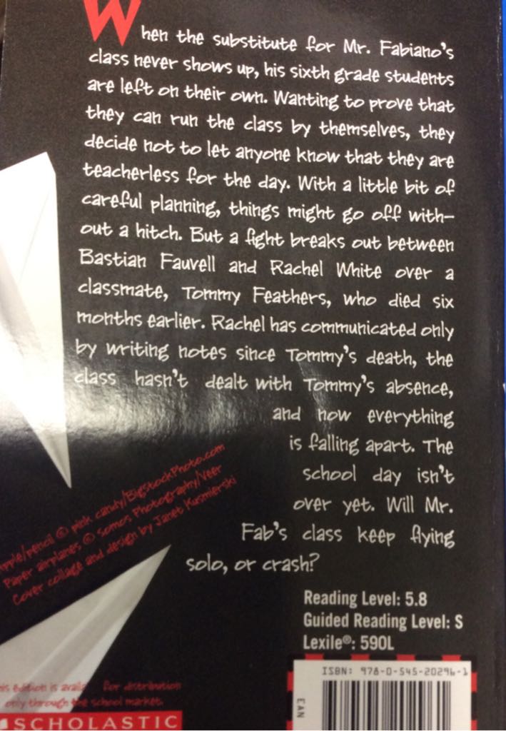 Flying Solo - Ralph Fletcher book collectible - Main Image 2