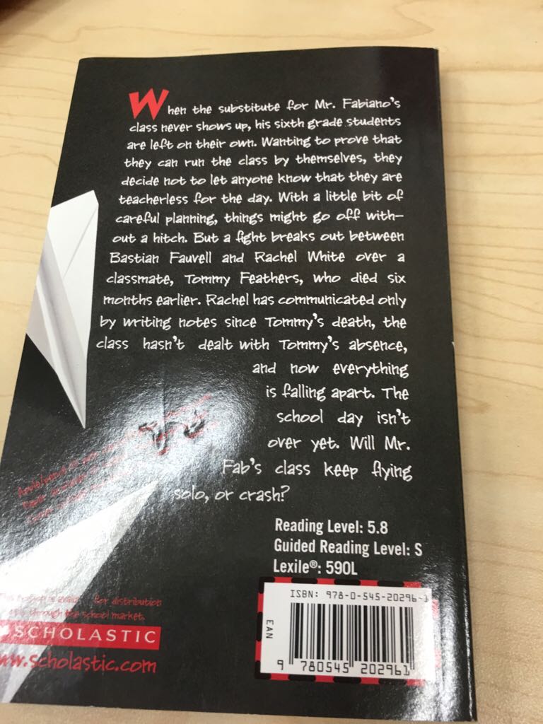 Flying Solo - Ralph Fletcher book collectible - Main Image 2