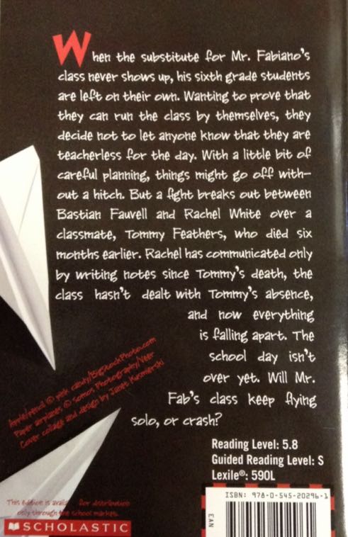 Flying Solo - Ralph Fletcher book collectible - Main Image 2