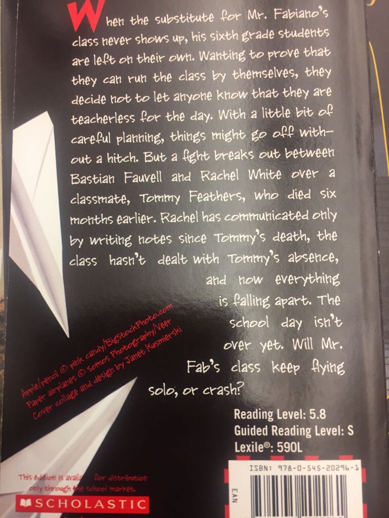 Flying Solo - Ralph Fletcher book collectible - Main Image 2