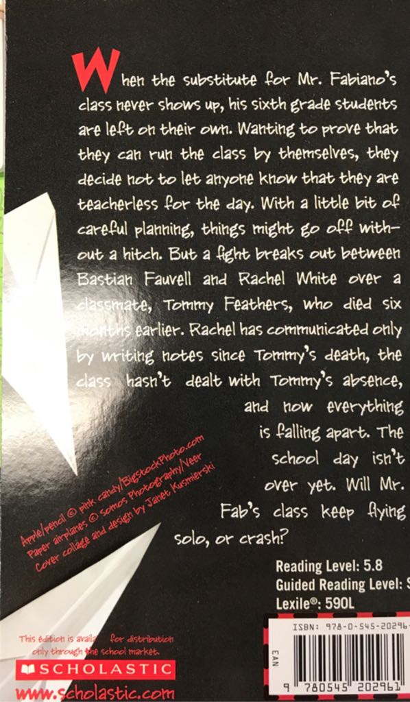 Flying Solo - Ralph Fletcher (A Scholastic Press - Paperback) book collectible - Main Image 2