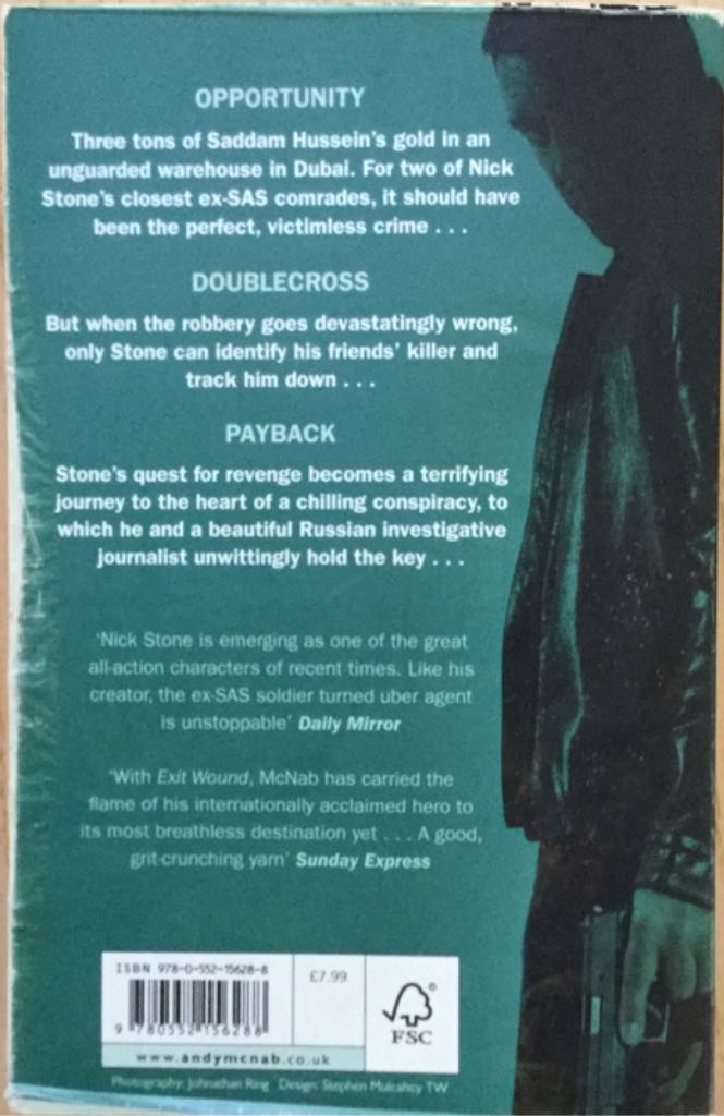  Exit Wound - Andy McNab (Epub - Audiobook) book collectible [Barcode 9780552156288] - Main Image 2