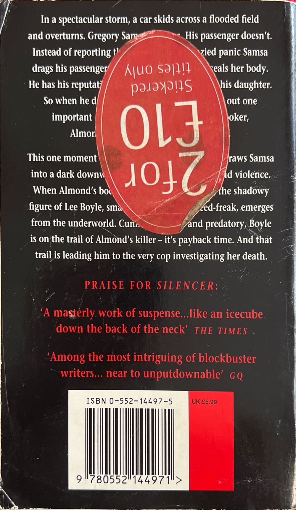 Blackout - Campbell Armstrong (Corgi Books) book collectible [Barcode 9780552144971] - Main Image 2