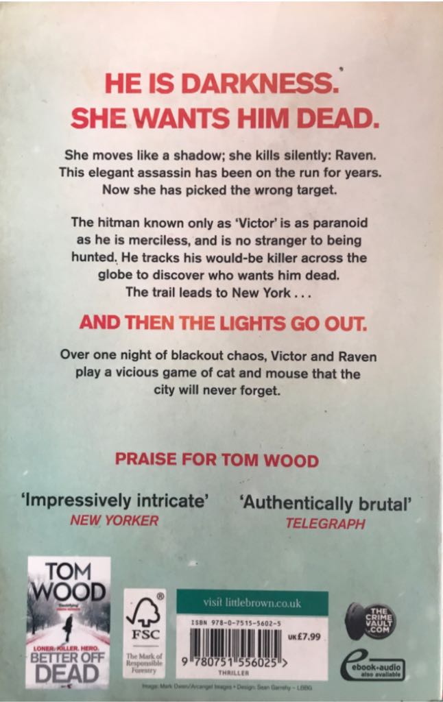 The Darkest Day - Tom Wood (Sphere - Paperback) book collectible [Barcode 9780751556025] - Main Image 2