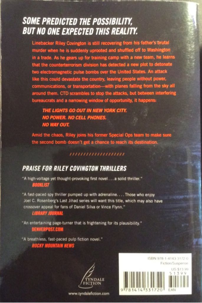 Blackout - Jason Elam (Tyndale House Pub - eBook) book collectible [Barcode 9781414331720] - Main Image 2