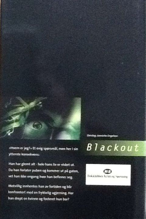 Blackout - Fredrik Skagen (Cappelen - Hardcover) book collectible [Barcode 9788202183646] - Main Image 2