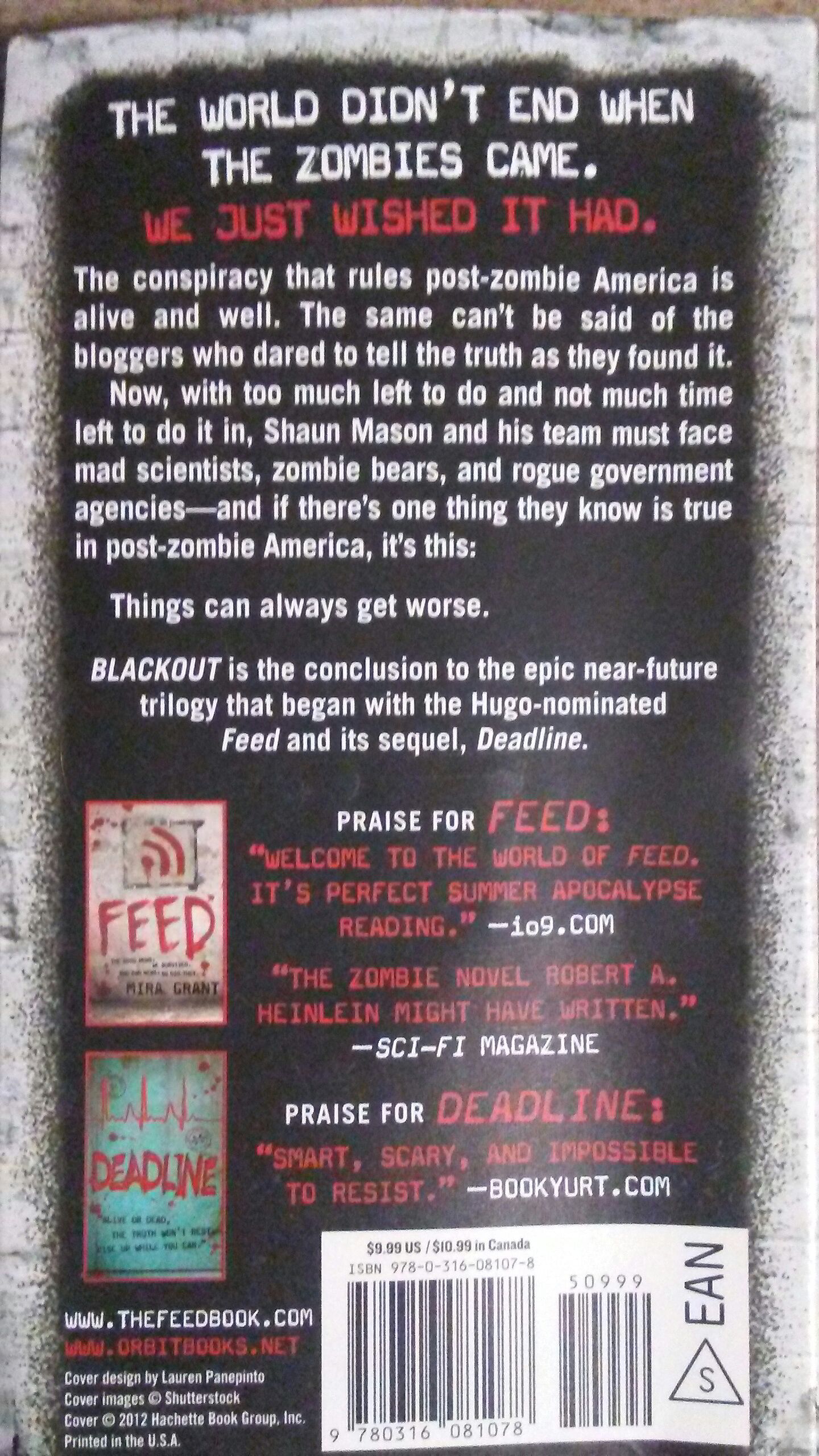 Blackout  (An Orbit Book - Paperback) book collectible - Main Image 2