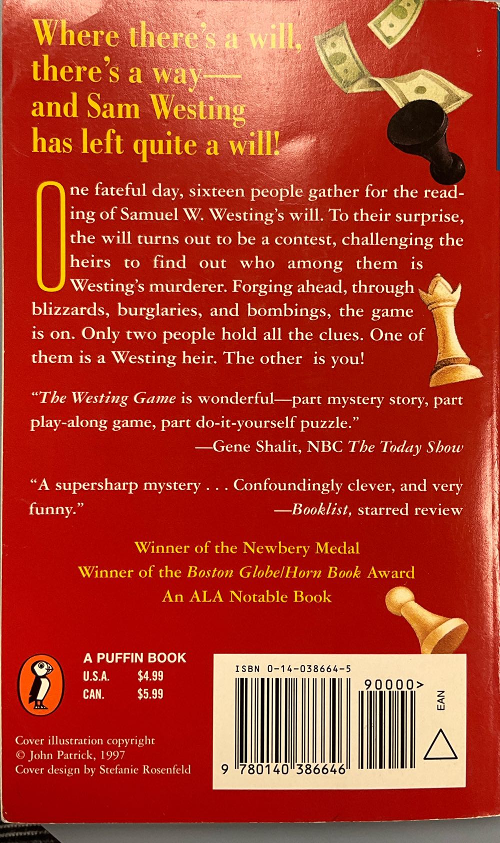 The Westing Game - Ellen Raskin (Puffin - Hardcover) book collectible [Barcode 9780140349917] - Main Image 3