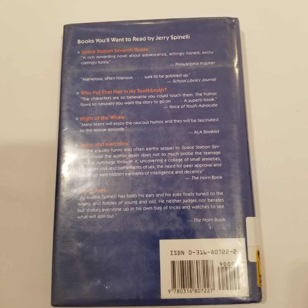 Maniac Magee - Jerry Spinelli (Little Brown - Hardcover) book collectible [Barcode 9780316807227] - Main Image 3