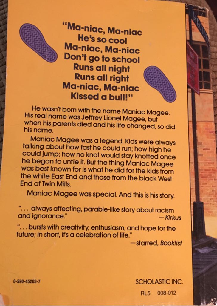 Maniac Magee  book collectible - Main Image 2