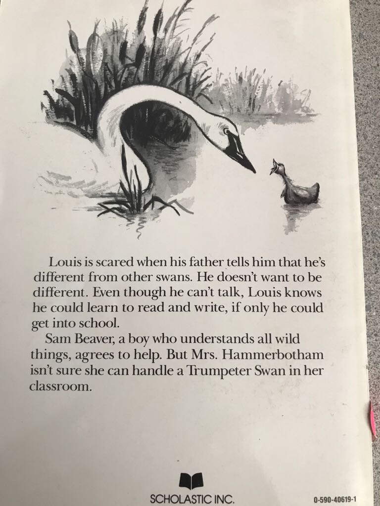 EBW: The Trumpet Of The Swan - E.B. White (- Paperback) book collectible [Barcode 9780590406192] - Main Image 2