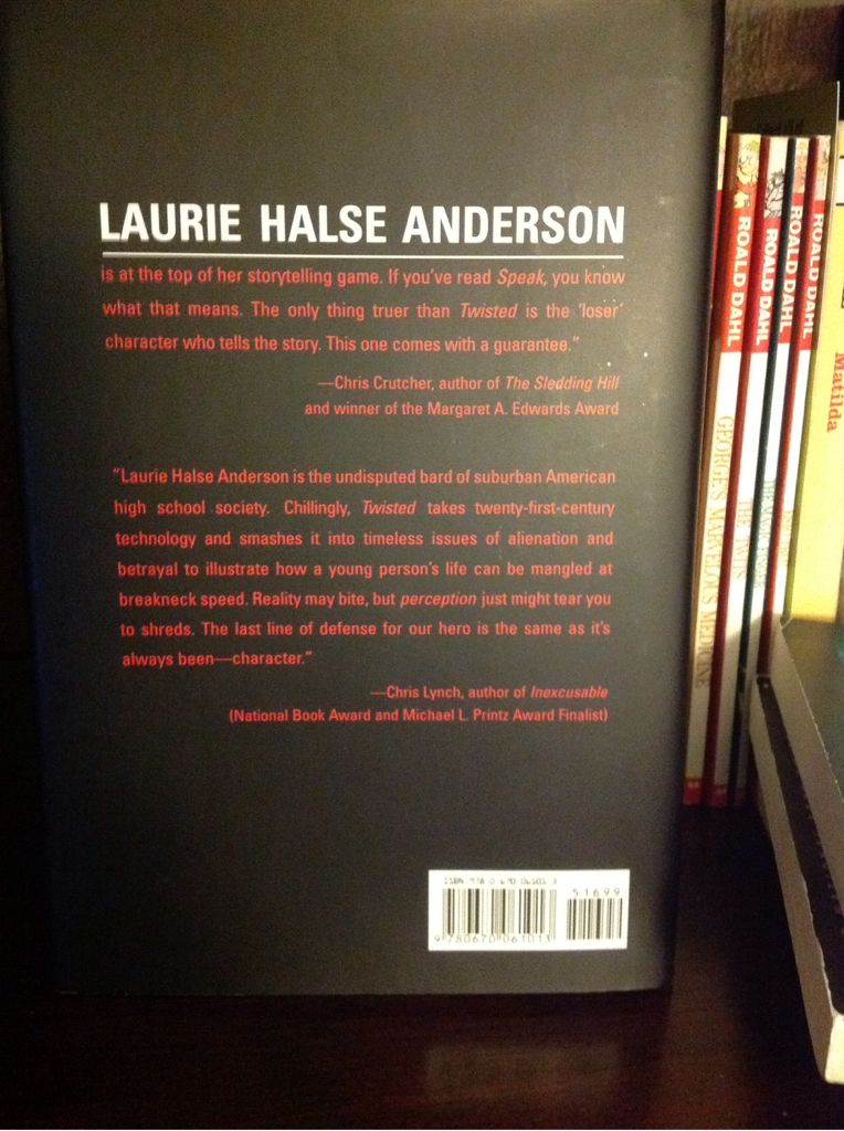 Twisted - Laurie Halse Anderson (Speak - Paperback) book collectible [Barcode 9780142411841] - Main Image 2