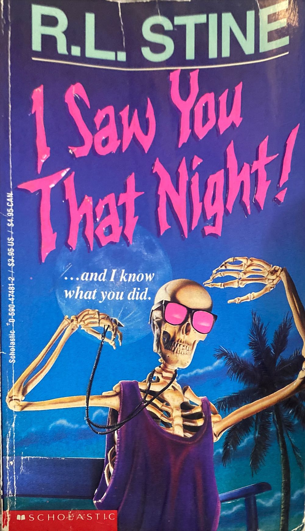 I Saw You That Night - R.L. Stine (Scholastic - Paperback) book collectible [Barcode 9780590474818] - Main Image 3