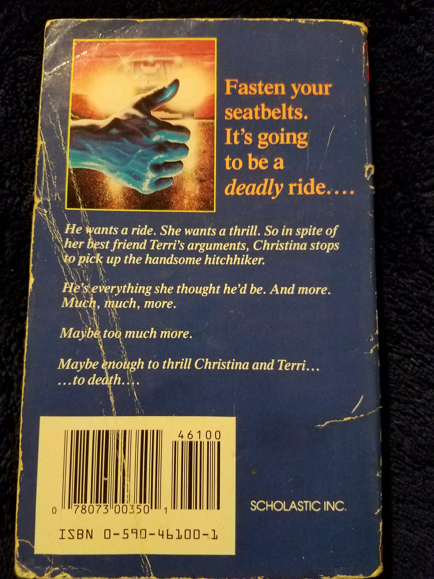 The Hitchhiker - R. L. Stine (Scholastic - Paperback) book collectible [Barcode 9780590461009] - Main Image 2