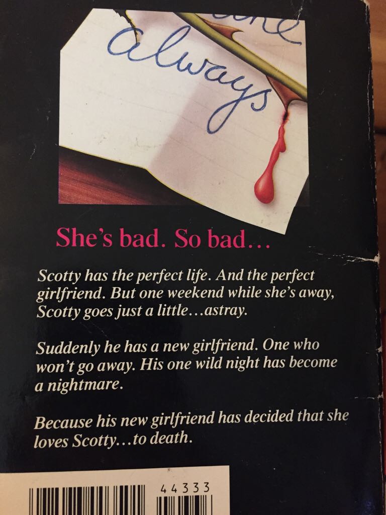 The Girlfriend - R. L. Stine (Scholastic - Paperback) book collectible [Barcode 9780590443333] - Main Image 2