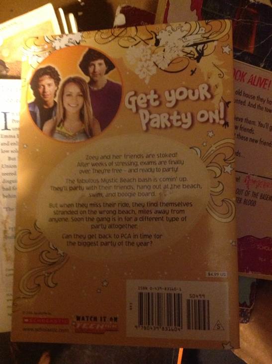 Beach Party - R.L. Stine (Scholastic Paperbacks - Paperback) book collectible [Barcode 9780439831604] - Main Image 2