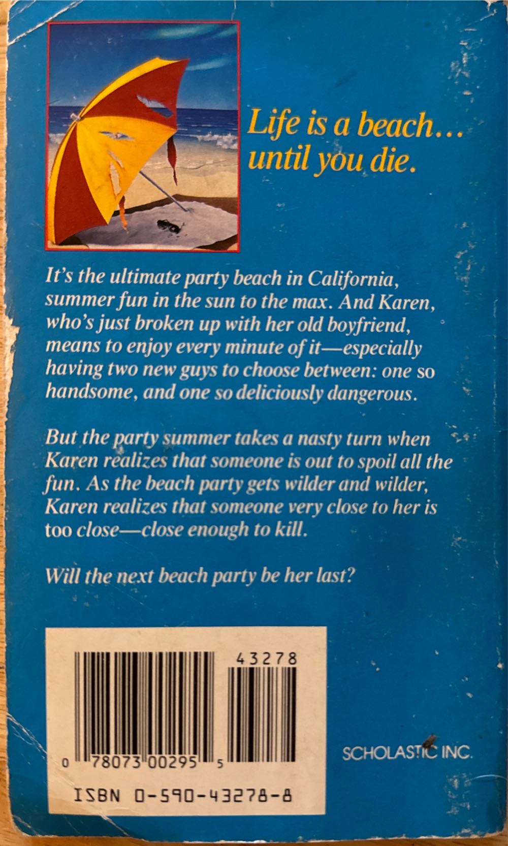 Beach Party - R. L. Stine (Scholastic - Paperback) book collectible [Barcode 9780590432788] - Main Image 2