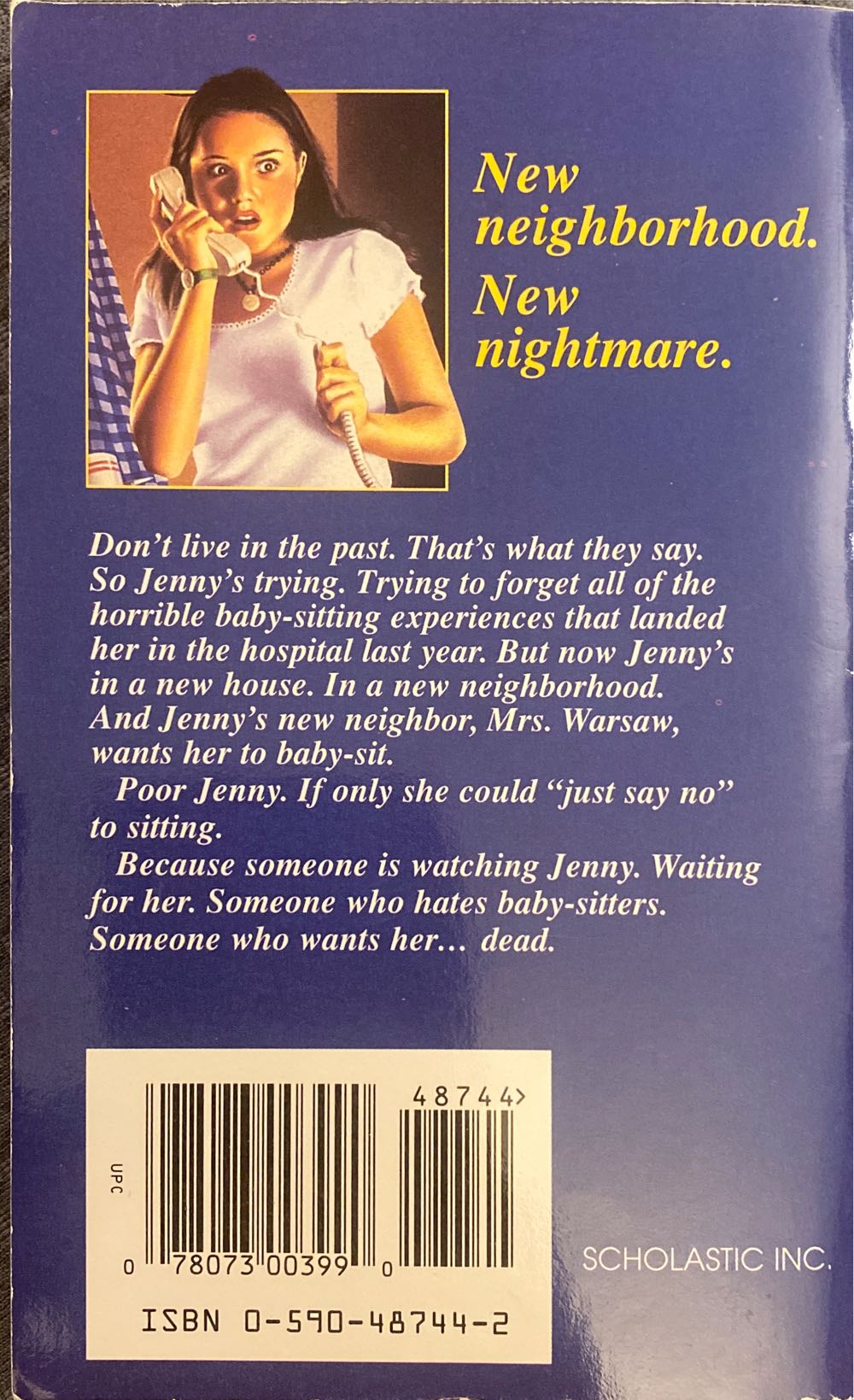 The Babysitter IV - R. L. Stine (Scholastic - Paperback) book collectible [Barcode 9780590487443] - Main Image 2