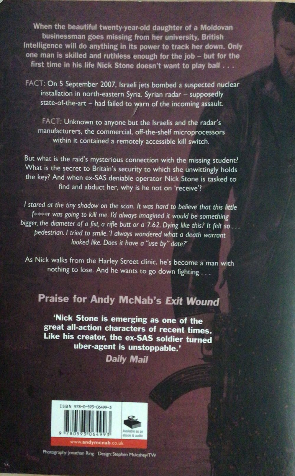 Zero Hour - Andy McNab (Random House - Paperback) book collectible [Barcode 9780593064993] - Main Image 2