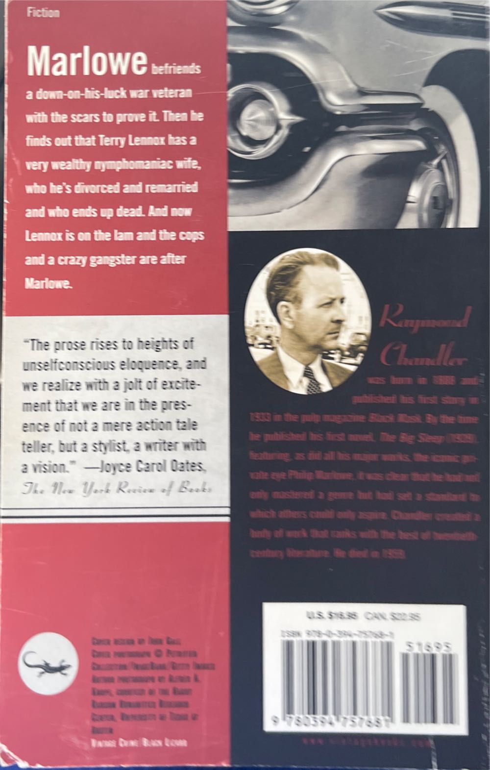 The Long Goodbye - Raymond Chandler (Vintage Crime - Paperback) book collectible [Barcode 9780394757681] - Main Image 2