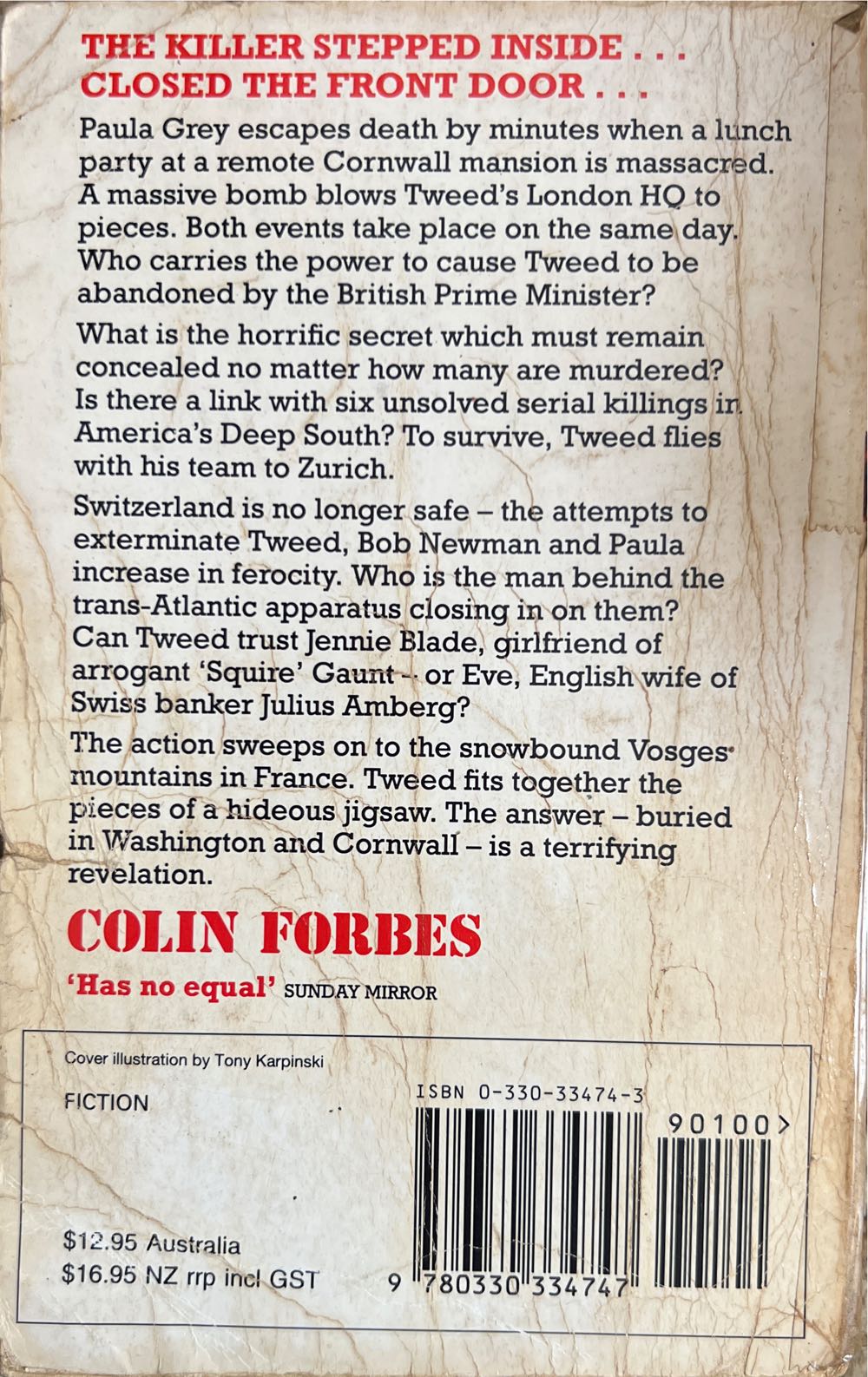 The Power - Colin Forbes (Pan Books Limited - Paperback) book collectible [Barcode 9780330334747] - Main Image 2