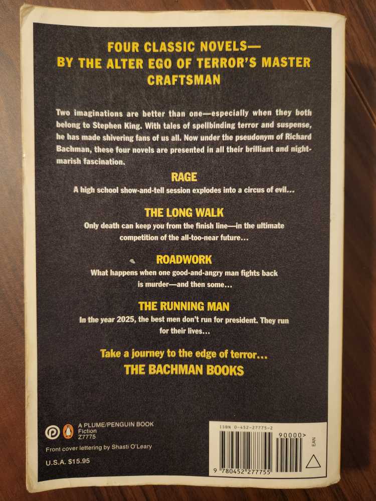 The Bachman Books - Richard Bachman (Plume - Paperback) book collectible [Barcode 9780452277755] - Main Image 3