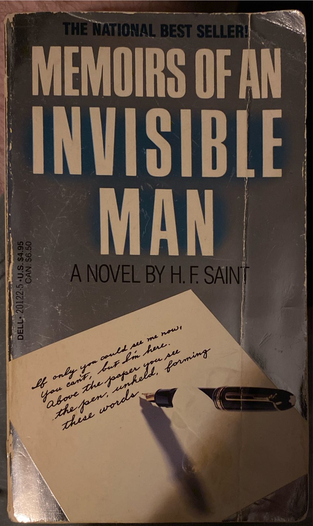 Memoirs of an Invisible Man - H.F. Saint (Dell Publishing - Paperback) book collectible [Barcode 9780440201229] - Main Image 2