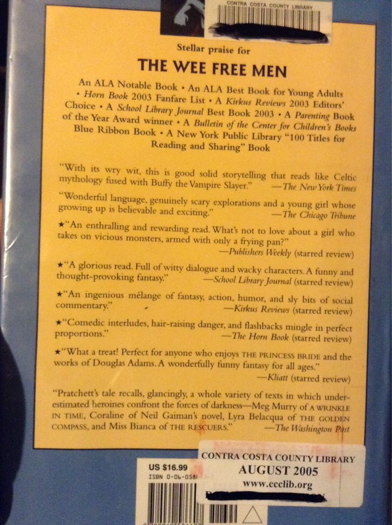 A Hat Full Of Sky - Terry Pratchett (Harper Collins - Hardcover) book collectible [Barcode 9780060586614] - Main Image 2