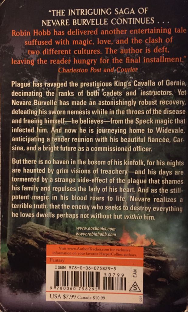 Forest Mage - Robin Hobb (Eos Fantasy - Paperback) book collectible [Barcode 9780060758295] - Main Image 2