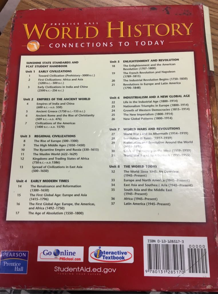 World History  book collectible [Barcode 9780131285170] - Main Image 2