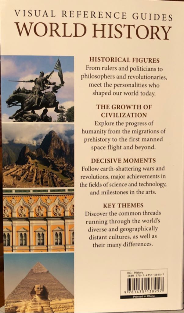 World History - Parragon (Metro Books - Trade Paperback) book collectible [Barcode 9781435138957] - Main Image 2