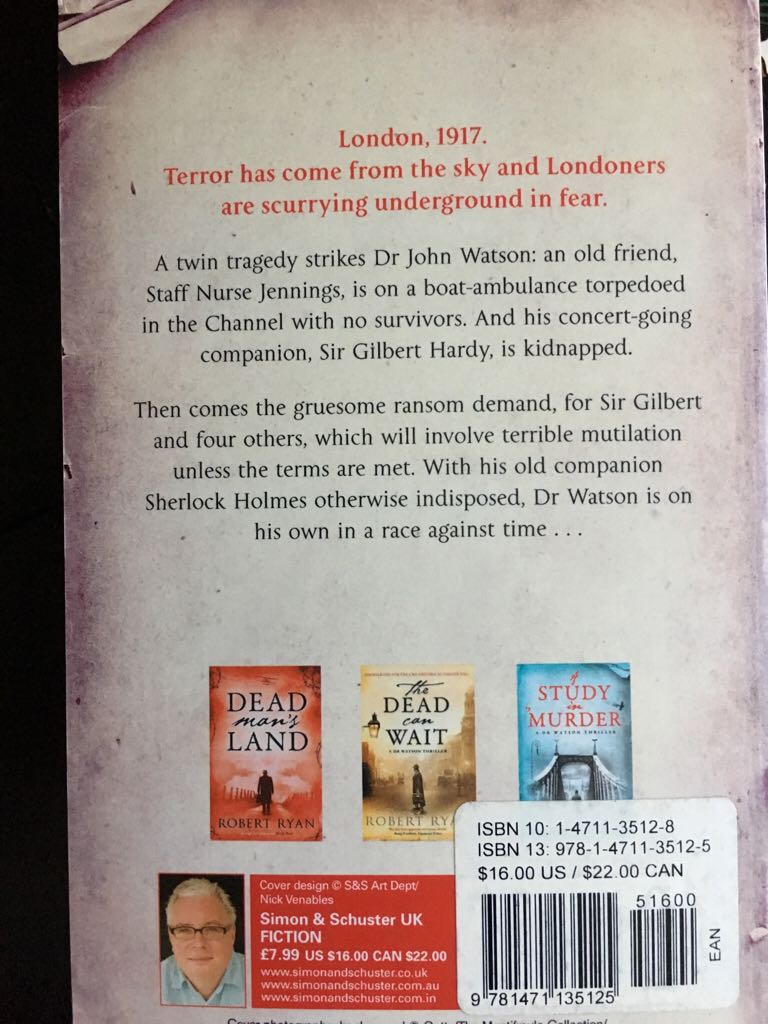 The Sign Of Fear  (Simon & Schuster UK - Trade Paperback) book collectible [Barcode 9781471135125] - Main Image 2