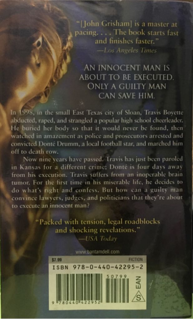 The Confession - John Grisham (Random House of Canada - Paperback) book collectible [Barcode 9780440422952] - Main Image 2