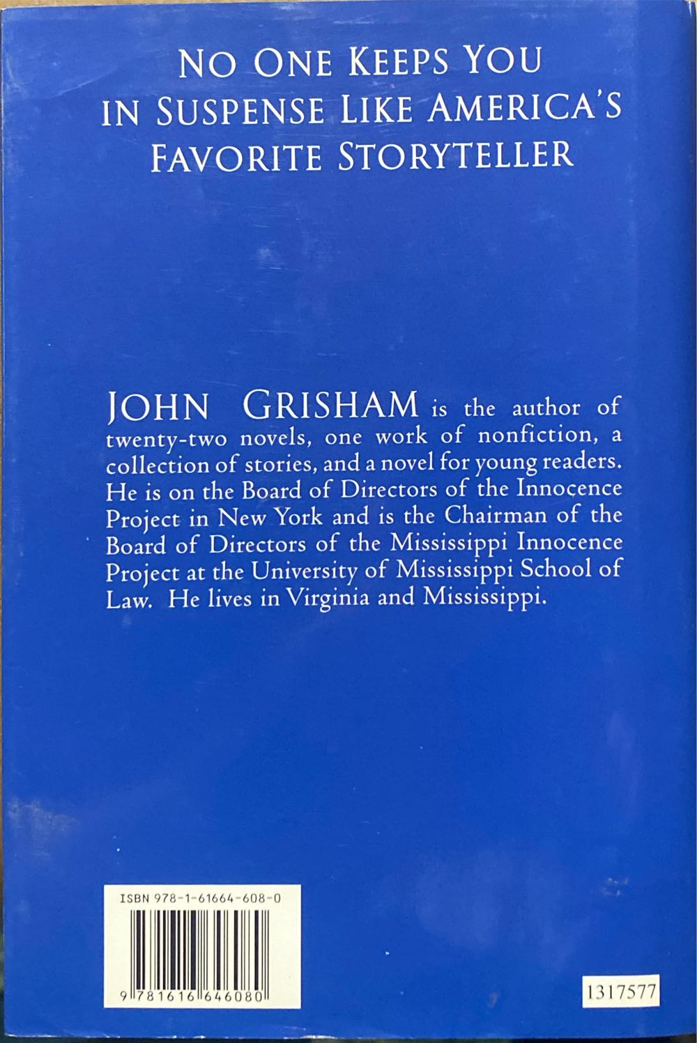 The Confession - John Grisham (- Hardcover) book collectible [Barcode 9781616646080] - Main Image 2