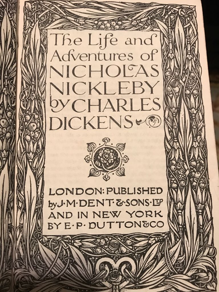 Nicholas Nickleby - Charles Dickens (Everymans Library) book collectible - Main Image 2