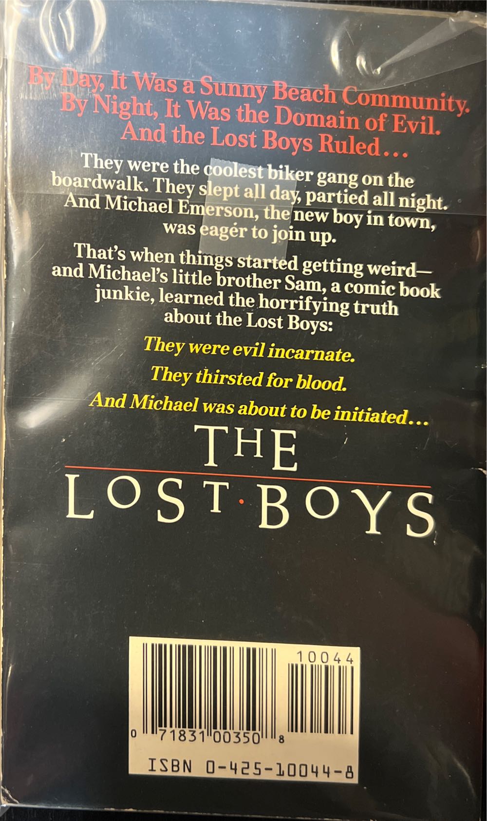 The Lost Boys - Craig Shaw Gardner (Berkley - Paperback) book collectible [Barcode 9780425100448] - Main Image 2