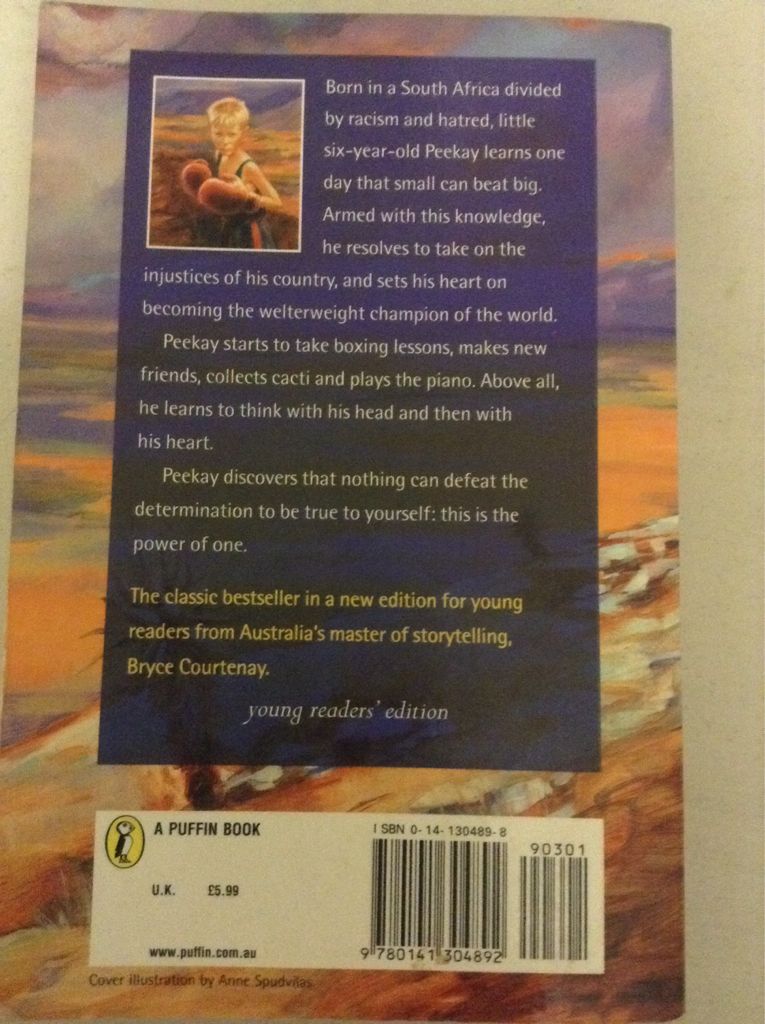 The Power Of One (Puffin Young Readers) - Bryce Courtenay (Puffin - Paperback) book collectible [Barcode 9780141304892] - Main Image 2