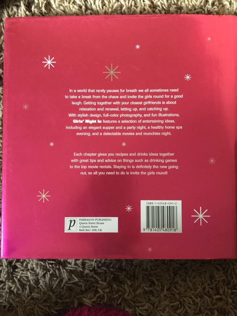 Girls Night in - Incorporated Parragon (Parragon Publishing - Hardcover) book collectible [Barcode 9781405480918] - Main Image 2