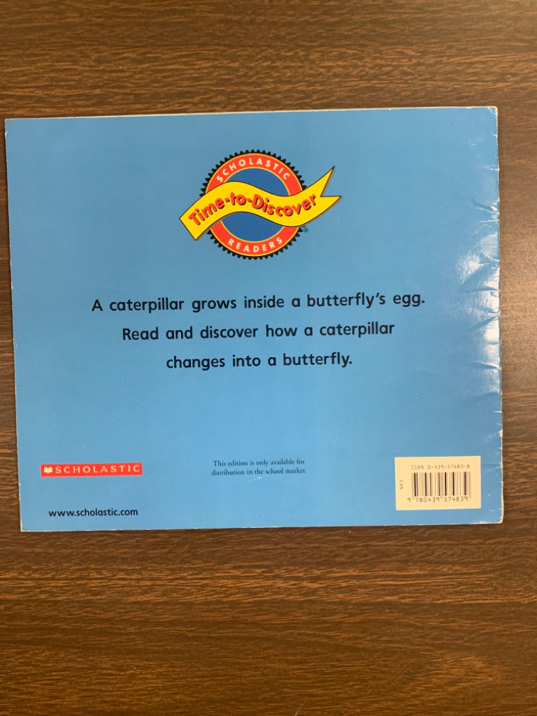 Caterpillar To Butterfly - Melvin Berger (Scholastic Inc. - Paperback) book collectible [Barcode 9780439574839] - Main Image 2