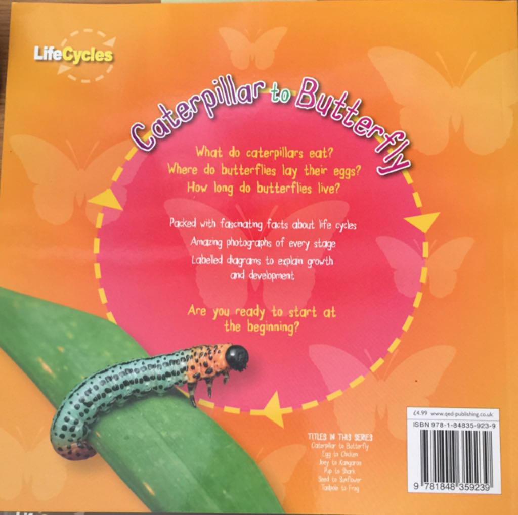 Caterpillar To Butterfly - Melvin And Gilda Berger book collectible [Barcode 9781848359239] - Main Image 2