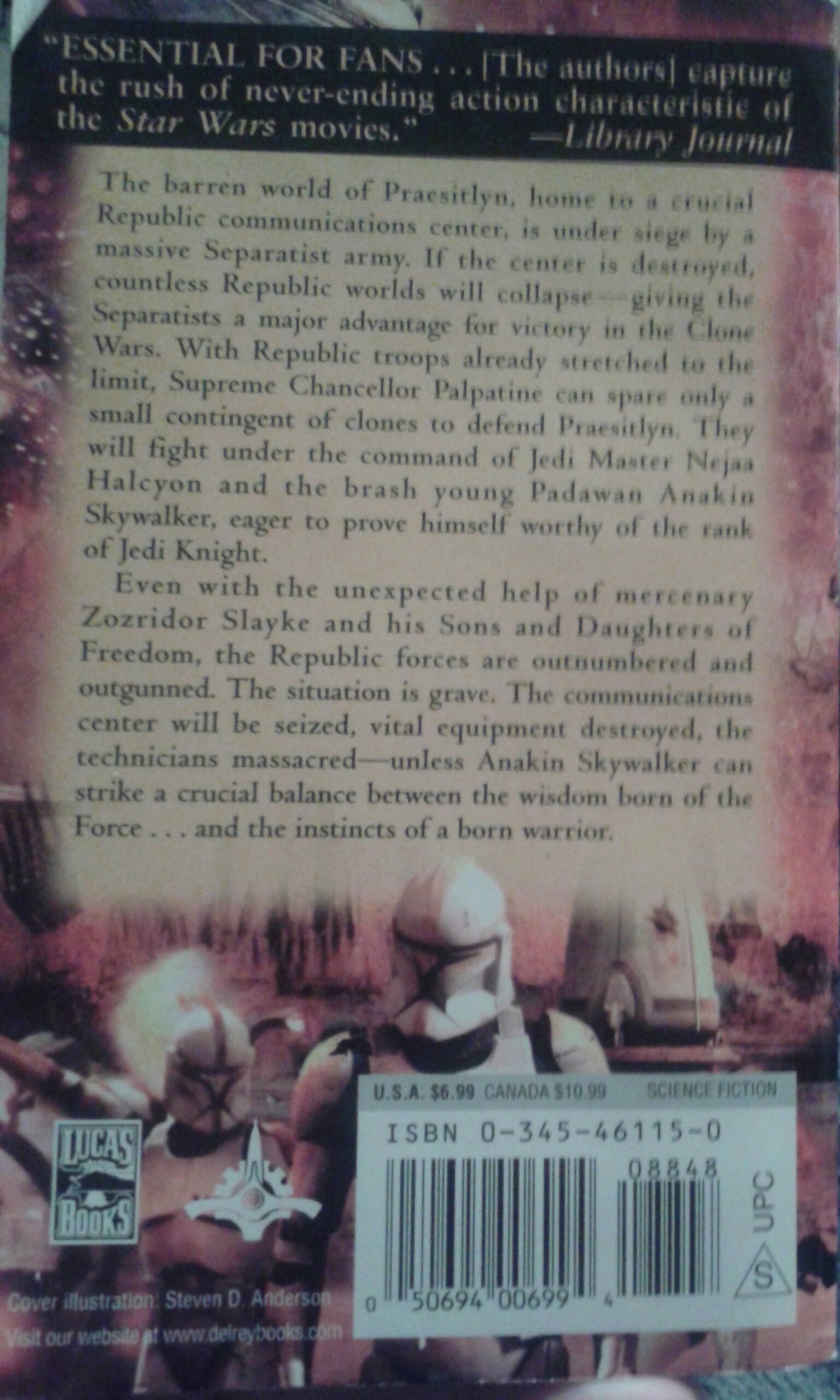 Star Wars: Jedi Trial - Dan Cragg (Lucas Books - Paperback) book collectible [Barcode 9780345461155] - Main Image 2