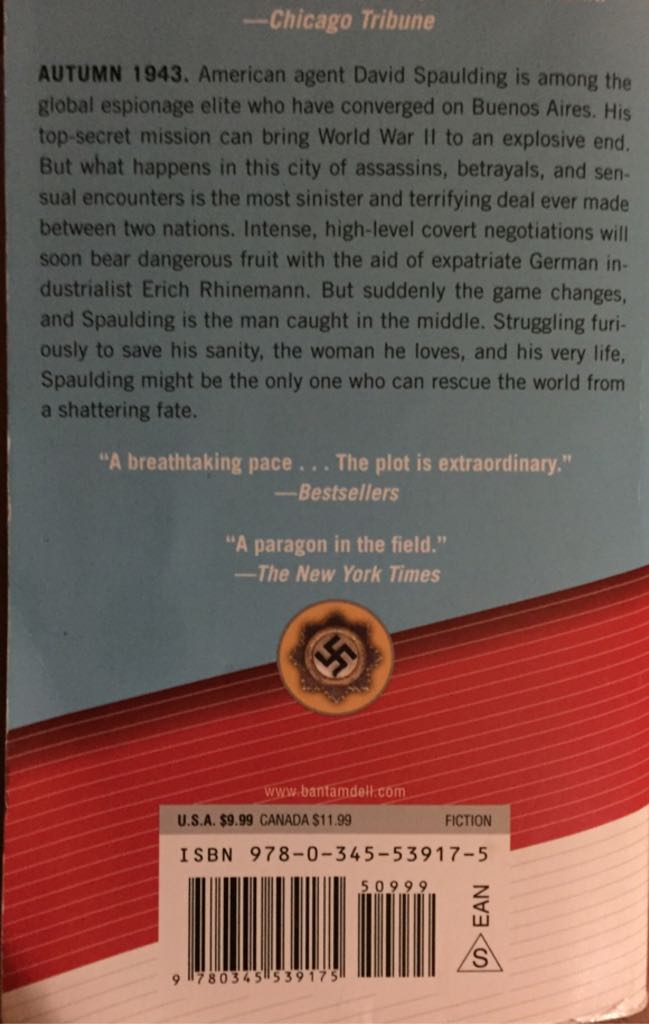 The Rhinemann Exchange - Robert Ludlum (A Bantam Book - Paperback) book collectible [Barcode 9780345539175] - Main Image 2