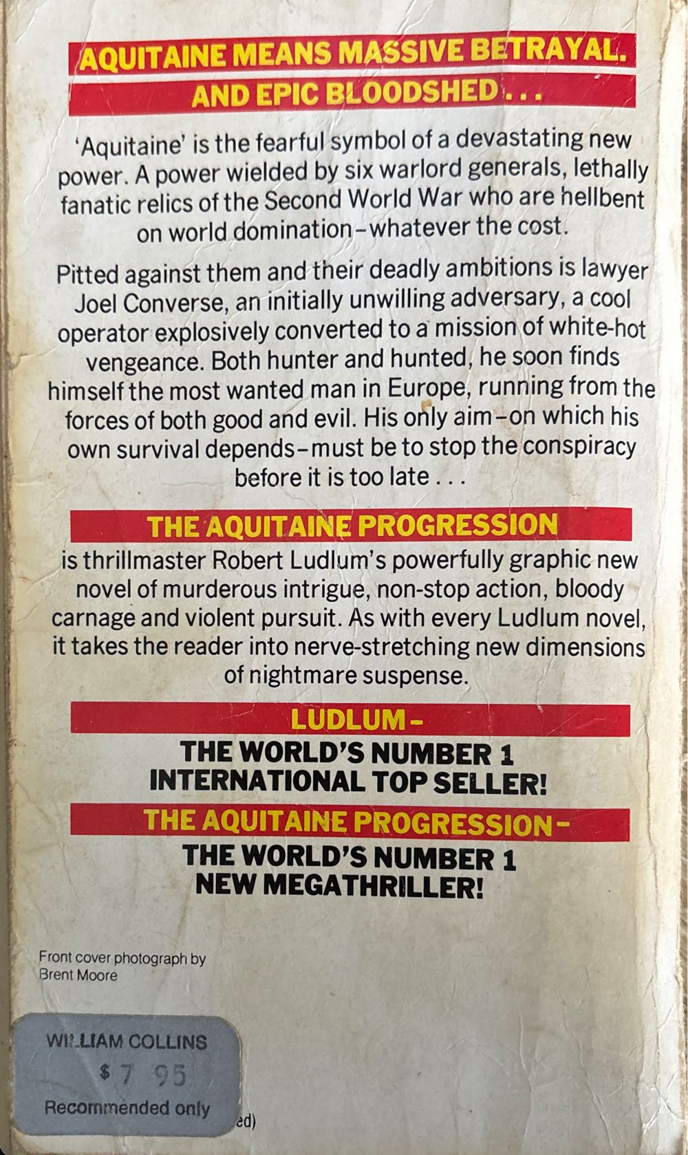 The Aquitaine progression - Robert Ludlum (Granada Publishing - Paperback) book collectible [Barcode 9780246114181] - Main Image 2