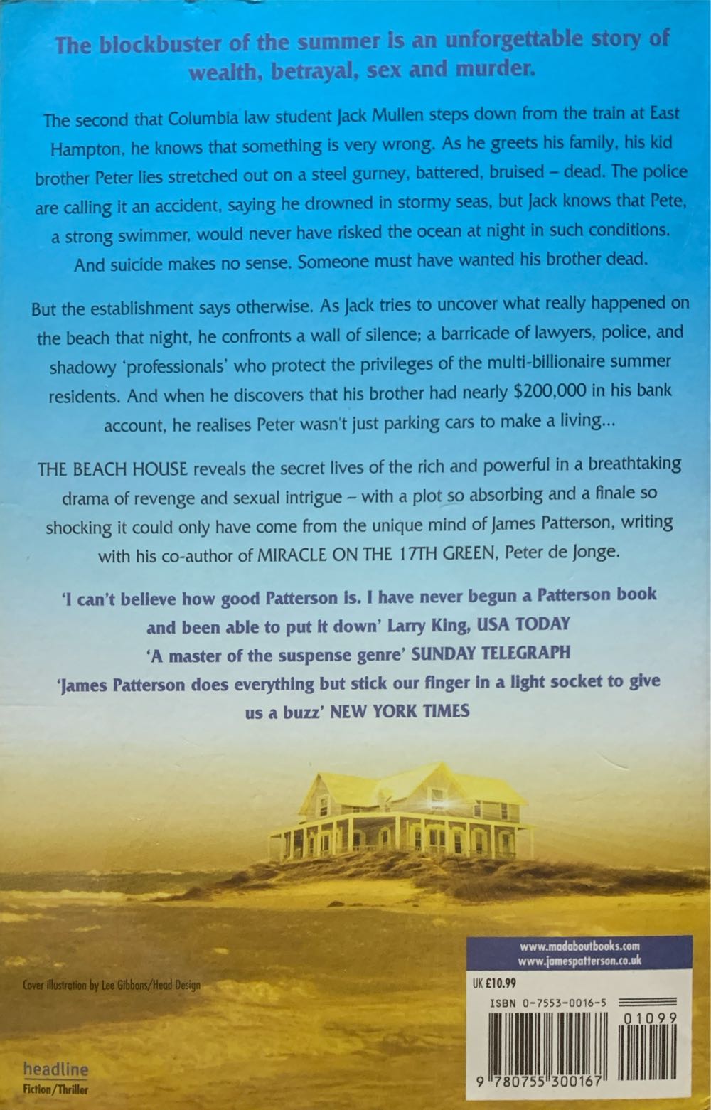 The Beach House - James Patterson (Headline - Trade Paperback) book collectible [Barcode 9780755300167] - Main Image 2