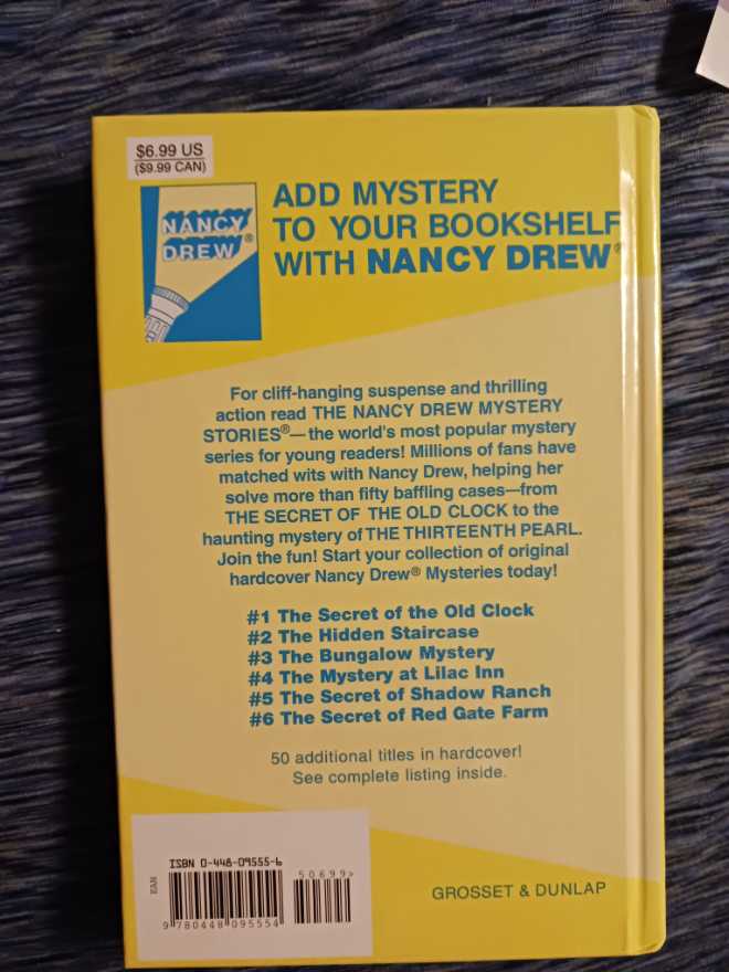 Nancy Drew #55 Mystery Of Crocodile Island - Carolyn Keene (HarperCollins - Hardcover) book collectible [Barcode 9780001604483] - Main Image 2