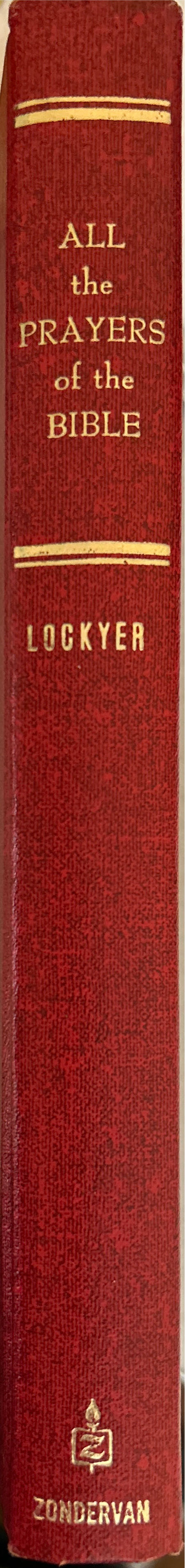 All The Prayers Of The Bible - Herbert Lockyer (Zondervan - Hardcover) book collectible - Main Image 3