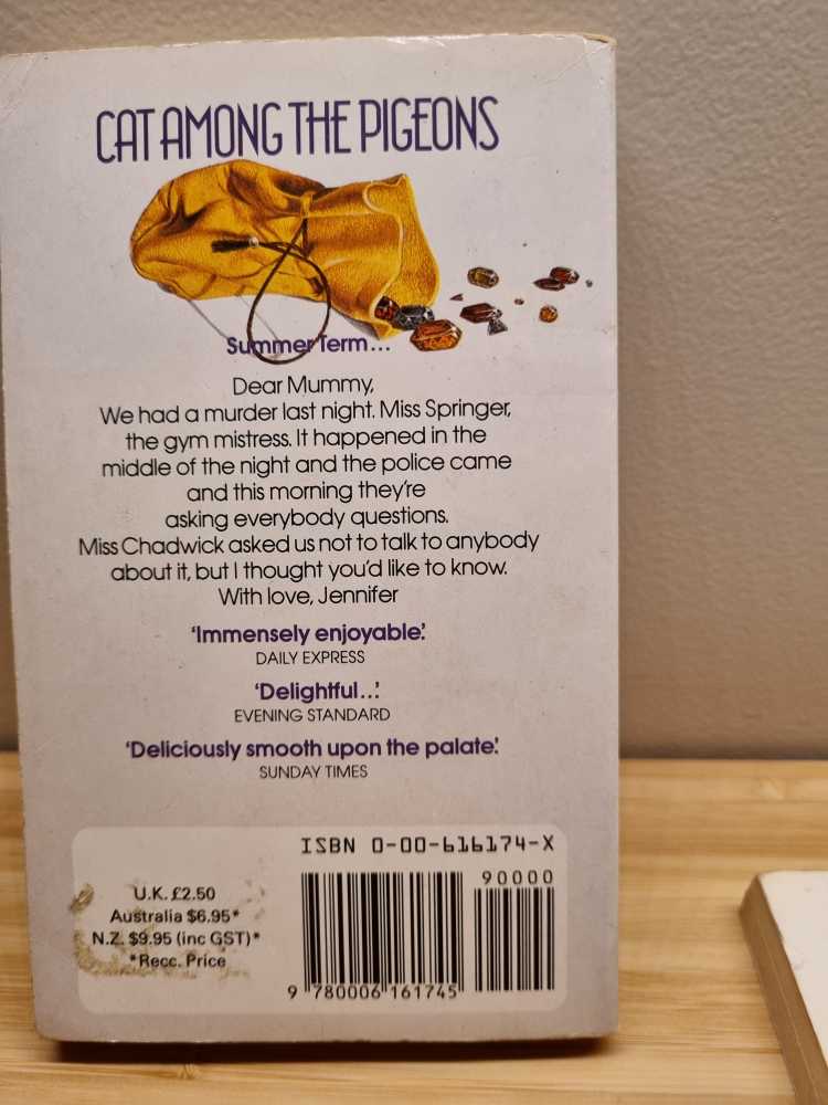 Cat Among The Pigeons - Agatha Christie (Fontana - Paperback) book collectible [Barcode 9780006161745] - Main Image 2