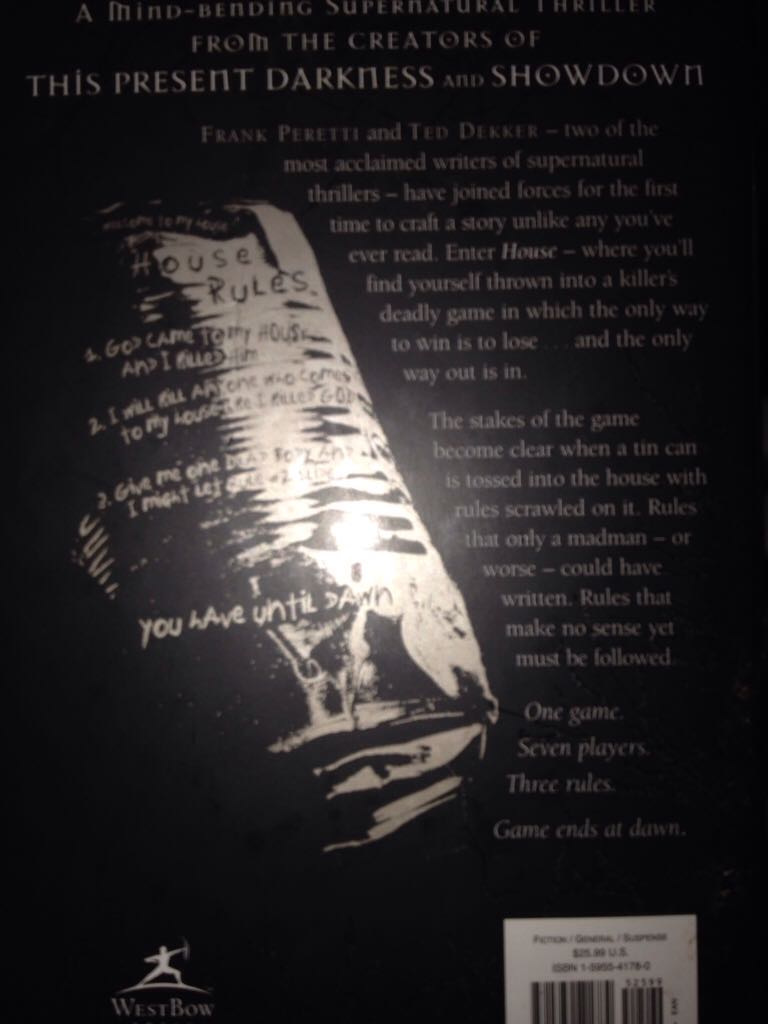 House - Ted Dekker (- Hardcover) book collectible [Barcode 9781595541789] - Main Image 2