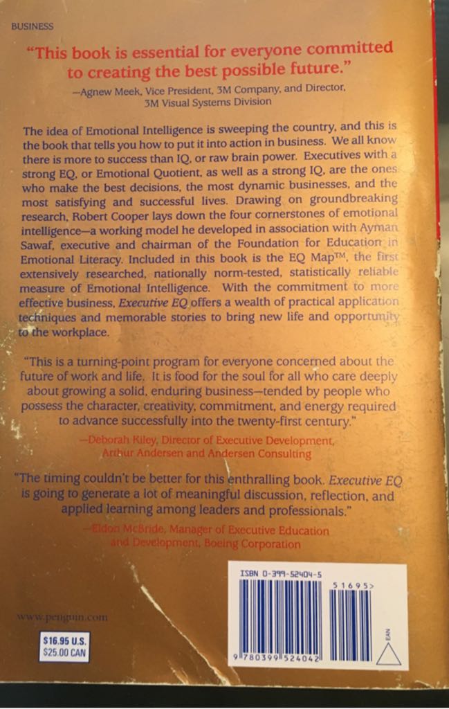 Executive Eq  (Penguin) book collectible [Barcode 9780399524042] - Main Image 2